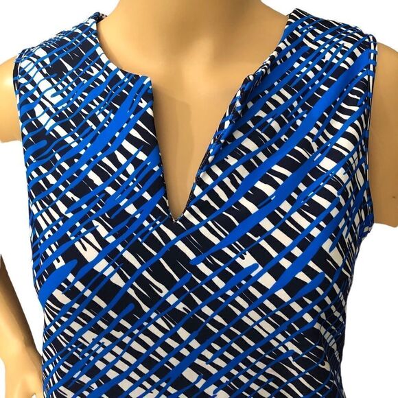 Jude Connally Dress Sz S Allison Abstract Print Pullover Stretchy NWOT - Picture 2 of 11